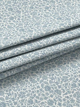 John Lewis Amara Print Blackout Pencil Pleat Curtains Ice Blue W167 x 228cm