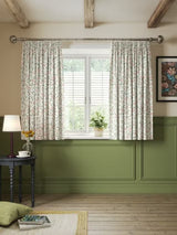 John Lewis Marlow Lined Pencil Pleat Curtains Avocado Auburn Multi 228 x 182