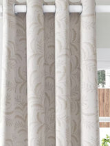 John Lewis Jouvene Blackout/Thermal Eyelet Curtains 228 x 228cm - Natural
