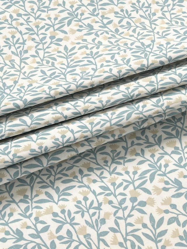 John Lewis Eloise Print Pair Blackout Line Pencil Pleat Curtains 167 x 228cm