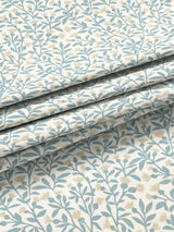 John Lewis Eloise Print Blackout Pencil Pleat Curtains - 228 x 228cm - Blue