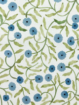 John Lewis Iversen Floret Blackout Pencil Pleat Curtains Glacier 228 x 137cm
