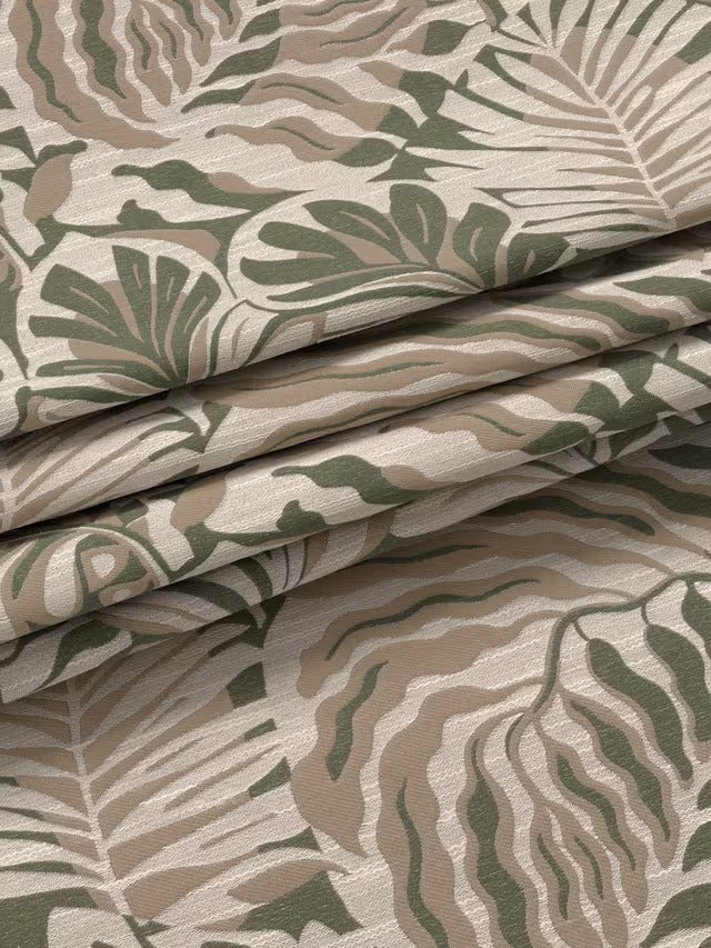 John Lewis Caladium Pair Lined Eyelet Curtains W228 x Drop 137cm - Avocado