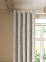 John Lewis Hidcote Weave Pair Lined Eyelet Curtains - W167 x D137cm - Putty