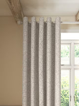 John Lewis Hidcote Weave Pair Lined Eyelet Curtains - Putty - W228 x D274cm