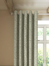 John Lewis Hidcote Weave Pair Lined Eyelet Curtains 228 x 228cm - Green