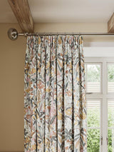 John Lewis Penelope Pair Lined Pencil Pleat Curtains W228 x D228cm - Plaster
