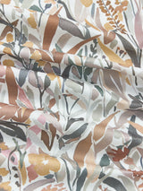 John Lewis Penelope Pair Lined Pencil Pleat Curtains W228 x D228cm - Plaster