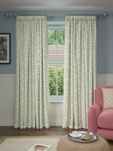 John Lewis Eloise Blackout Lined Pencil Pleat Curtains - Green - 167 x 228cm