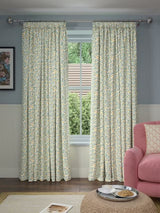 John Lewis Eloise Blackout Lined Pencil Pleat Curtains 228 x 228cm - Green