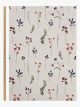 John Lewis Joni Floral Embroidery Lined Pencil Pleat Curtains - W167 x 182cm