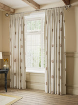 John Lewis Ariana Lined Pencil Pleat Curtains W228 x D228cm Natural/Auburn