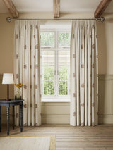 John Lewis Ariana Lined Pencil Pleat Curtains W228 x D274cm - Natural/Auburn