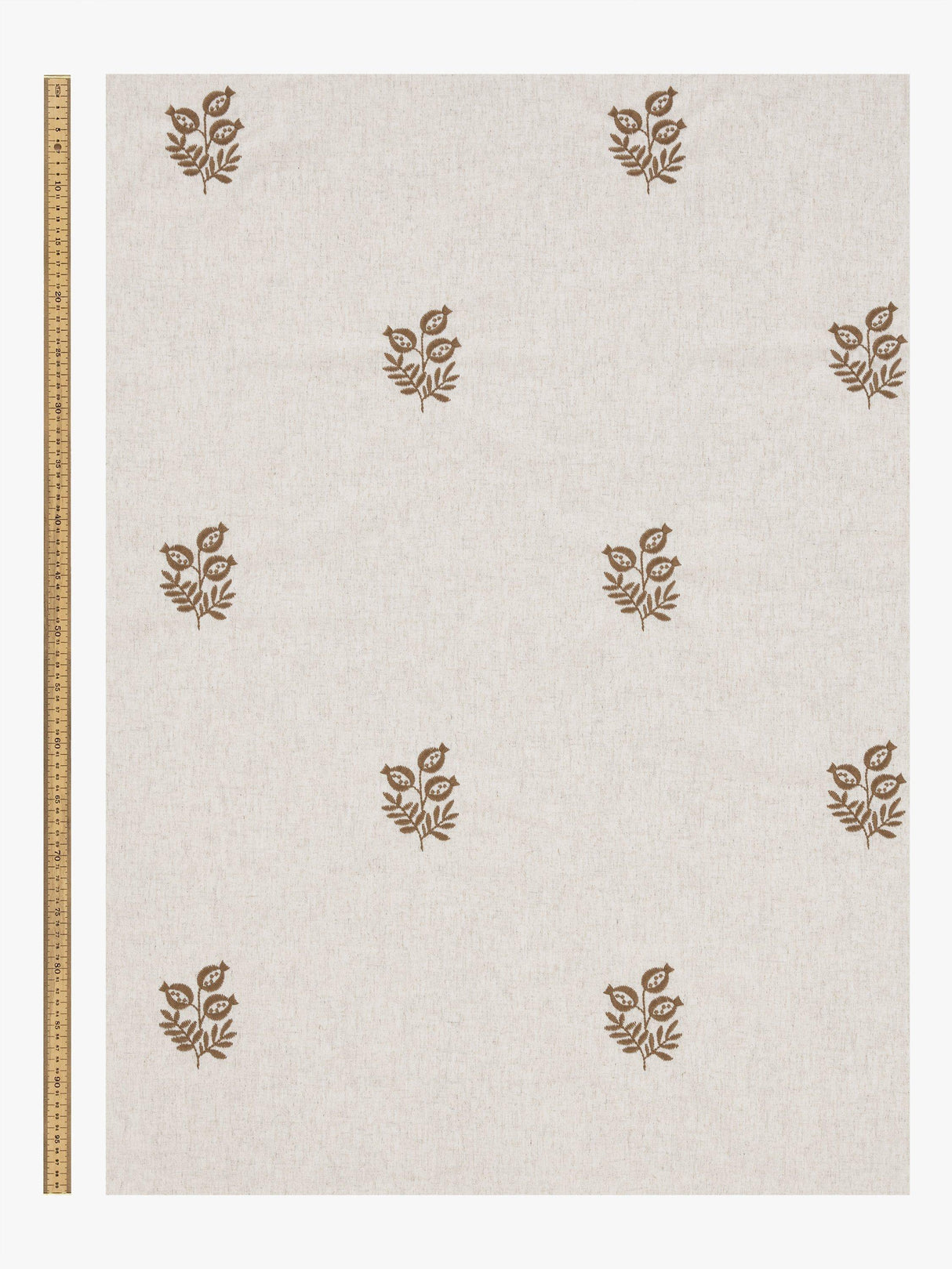 John Lewis Ariana Lined Pencil Pleat Curtains W228 x D274cm - Natural/Auburn