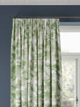 Harlequin Grounded Pair Lined Pencil Pleat Curtains - W228 x D228cm - Green