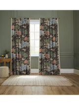 John Lewis Pamir Lined Pencil Pleat Curtains Walnut/Olive W167 x Drop 182cm