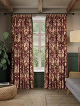 John Lewis Stapleton Lined Pencil Pleat Curtains - Mulberry W228 x D 228cm