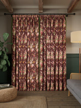 John Lewis Stapleton Lined Pencil Pleat Curtains - Mulberry W228 x D 228cm