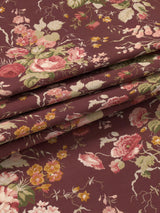 John Lewis Stapleton Lined Pencil Pleat Curtains - Mulberry W228 x D 228cm