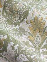Morris & Co Snakeshead Pencil Pleat Curtains 229 x 229cm - Sunflower/Stone
