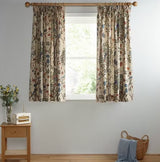 Morris & Co. Kelmscott Tree Lined Pencil Pleat Curtains 167 x 137cm - Multi