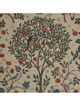Morris & Co. Kelmscott Tree Pencil Pleat Curtains W167 x Drop 228cm - Multi - Kazoop 