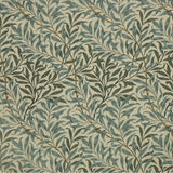 Morris & Co. Willow Bough Lined Pencil Pleat Curtains 228 x 228cm - Green