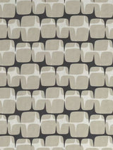 Scion Going Lohko Pair Lined Eyelet Curtains W167 x D182cm - Putty/Charcoal