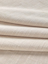 John Lewis Cotton Slub Lined Pencil Pleat Curtains Putty - W167 x Drop 182cm