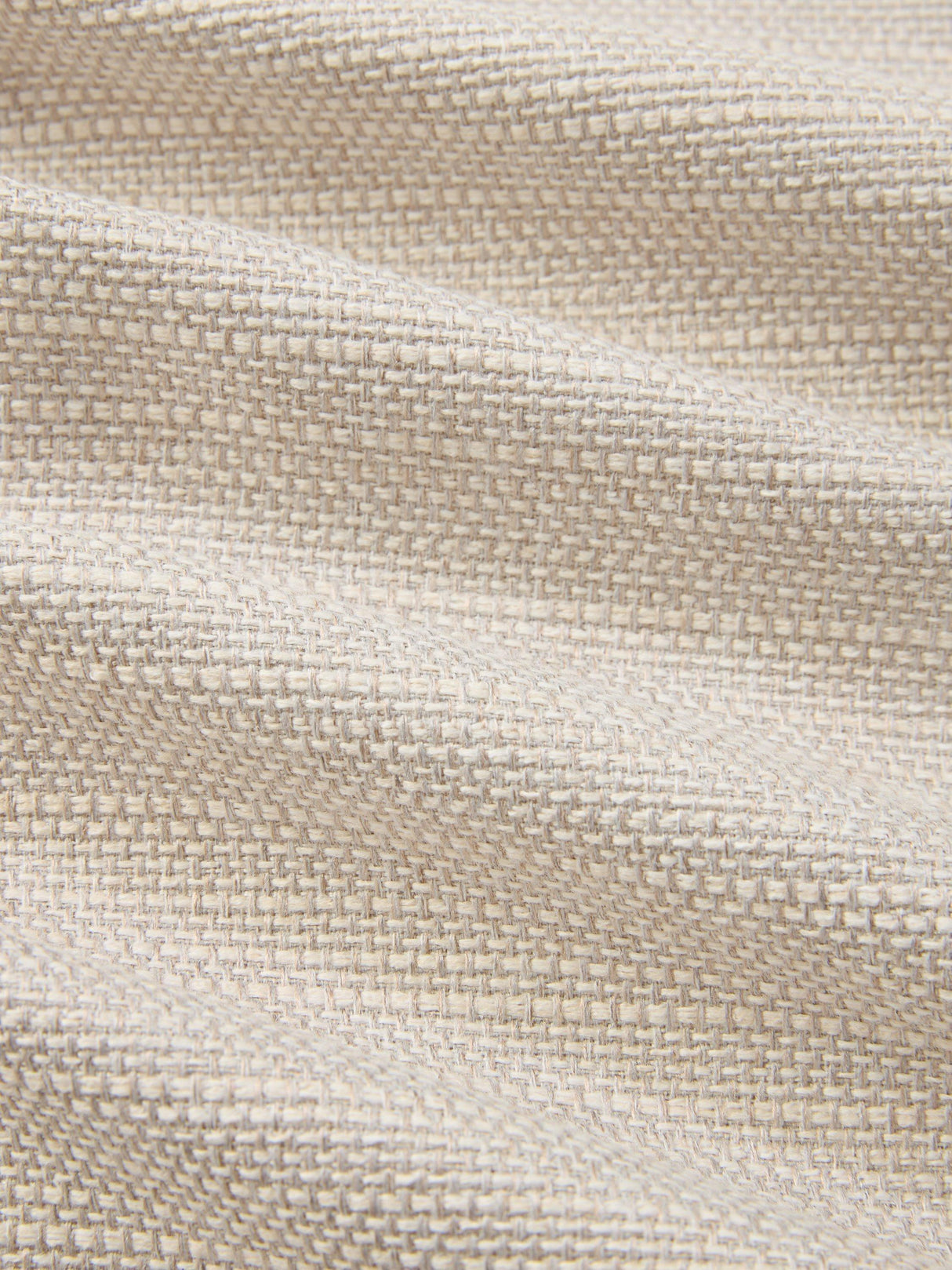 John Lewis Tonal Yarn Pair Lined Pencil Pleat Curtains Alabaster 167 x 274cm