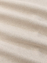 John Lewis Brushed Blackout Pencil Pleat Curtains W228 x D274cm - Alabaster