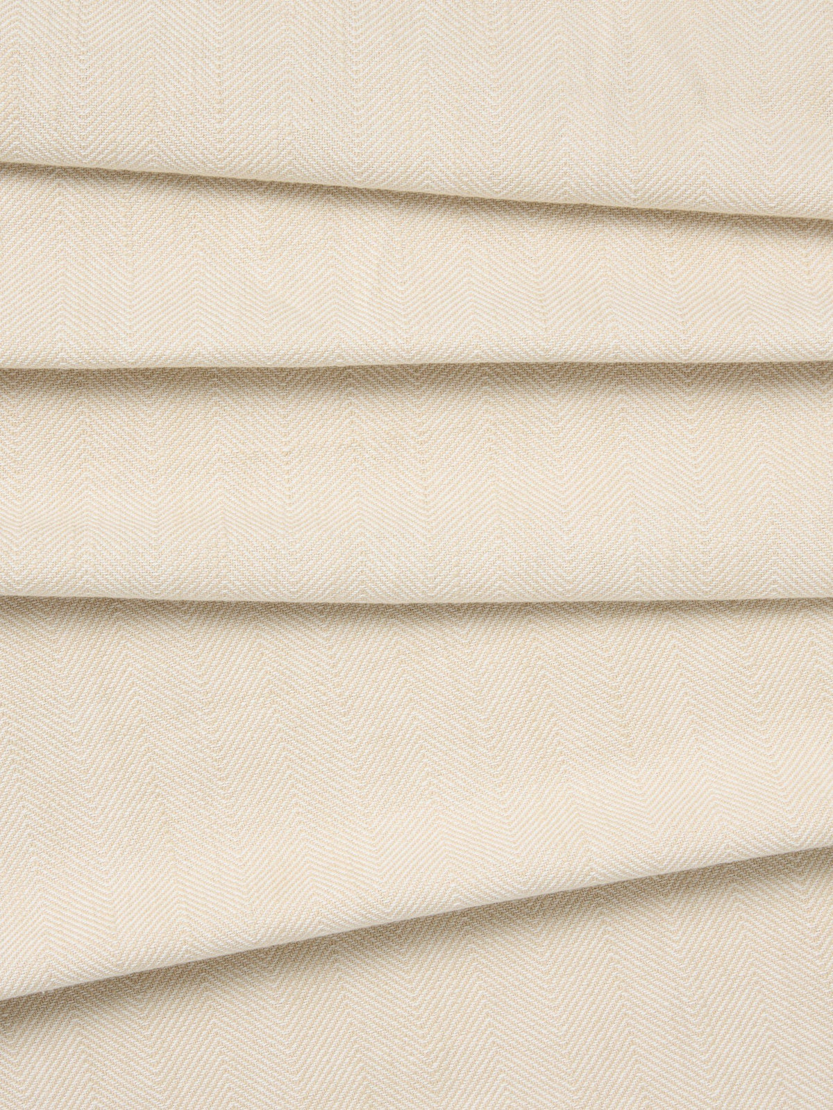John Lewis Cotton Herringbone Pencil Pleat Curtains 167 x 274cm - Parchment