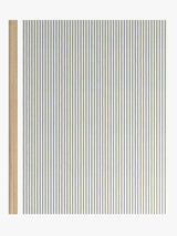John Lewis Ticking Stripe Lined Pencil Pleat Curtains Loch Blue W167 x 182cm