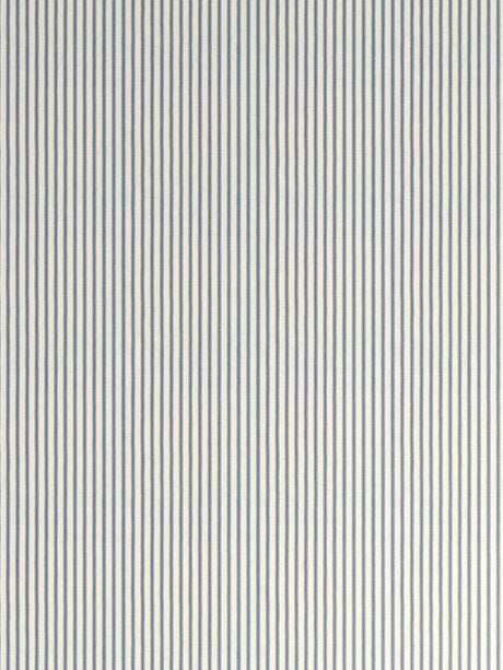 John Lewis Stripe Lined Pencil Pleat Curtains W228 x Drop 137cm - Loch Blue