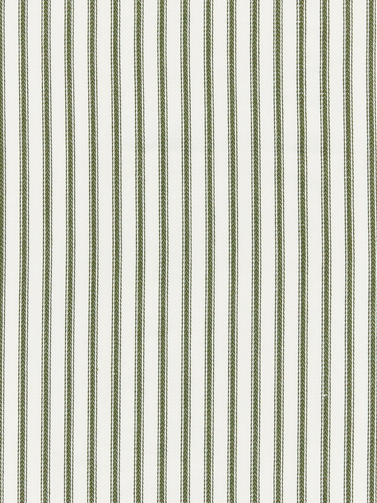 John Lewis Ticking Stripe Lined Pencil Pleat Curtains 228x 182cm - Avocado