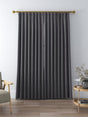 John Lewis Weave Pair Thermal Lined Pencil Pleat Curtains 228x182cm - Steel - Kazoop 
