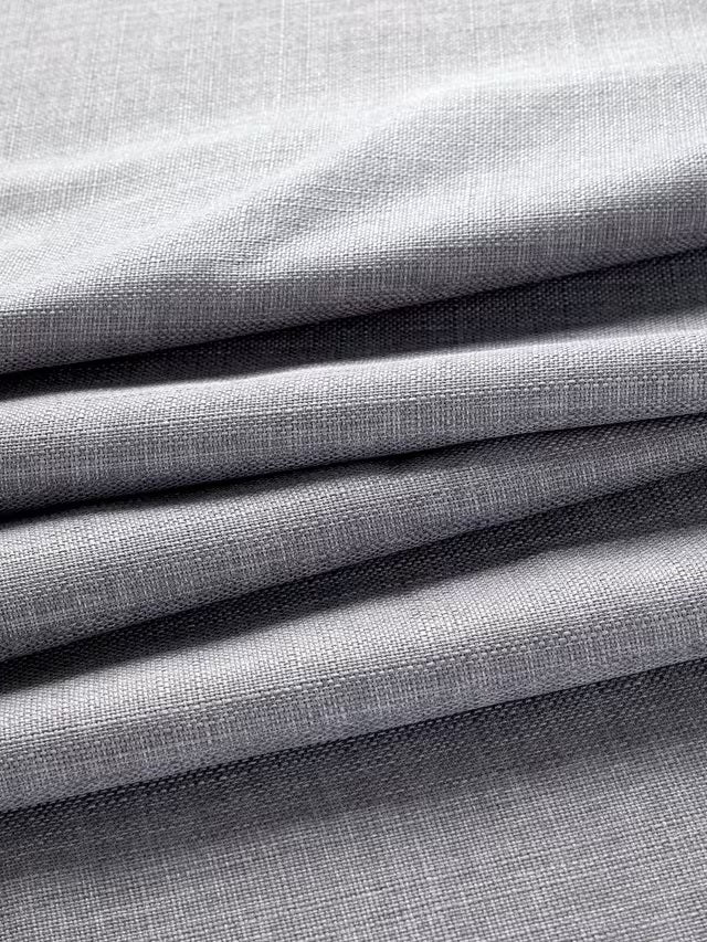 John Lewis Textured Blackout Lined Pencil Pleat Curtains 228x228cm - Storm - Kazoop 