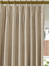 John Lewis Textured Weave Blackout Lined Pencil Pleat Curtains W167 x D274cm - Kazoop 