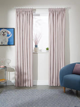 John Lewis Blackout Lined Pencil Pleat Curtains W167xDrop 274cm - Rose Pink - Kazoop 