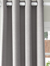John Lewis Pair Blackout Lined Eyelet Curtains W228 x Drop 228cm - Pale Grey - Kazoop 