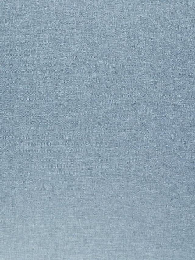 John Lewis Textured Pair Blackout Lined Eyelet Curtains W228 x D228cm - Blue