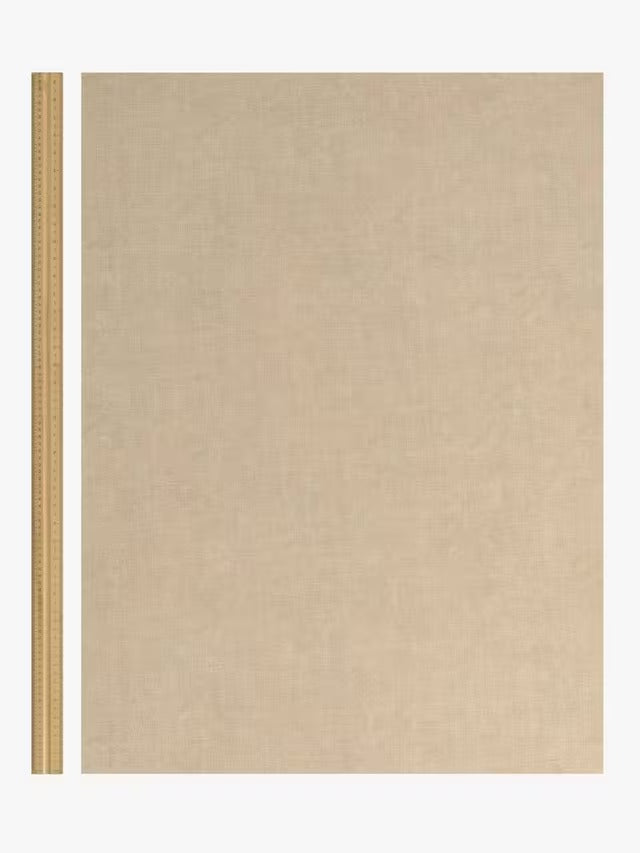 John Lewis Textured Weave Blackout Lined Eyelet Curtains Oatmeal 228 x 182cm