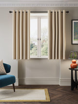 John Lewis Velvet Chenille Heavyweight Lined Curtains Chalk Cream W228x182cm