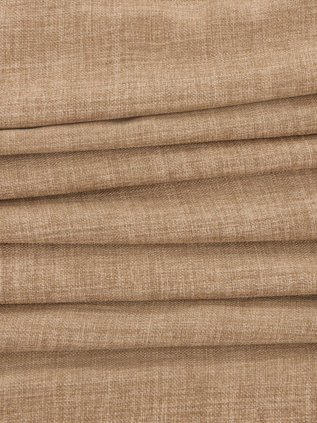 John Lewis Textured Blackout Lined Eyelet Curtains W167 x D274cm - Caramel