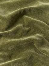 John Lewis Velvet Chenille Thermal Eyelet Curtains W228 x D137cm Avocado