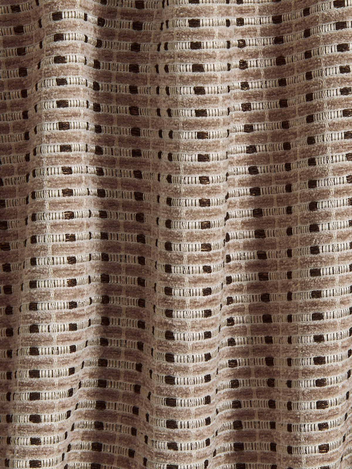 John Lewis Polyester Mini Blackout Pencil Pleat Curtains 228 x 274cm - Latte