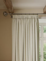 John Lewis Ikat Embroidered Blackout Multiway Curtains 228 x 137cm - Avocado