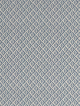 John Lewis Jaya Print Lined Pencil Pleat Curtains - Lake Blue - W167 x 228cm