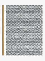 John Lewis Jaya Print Lined Pencil Pleat Curtains - Lake Blue - W167 x 228cm