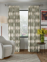 John Lewis Alta Jacquard Pencil Pleat Curtains - 228 x 228cm - Soft Caramel